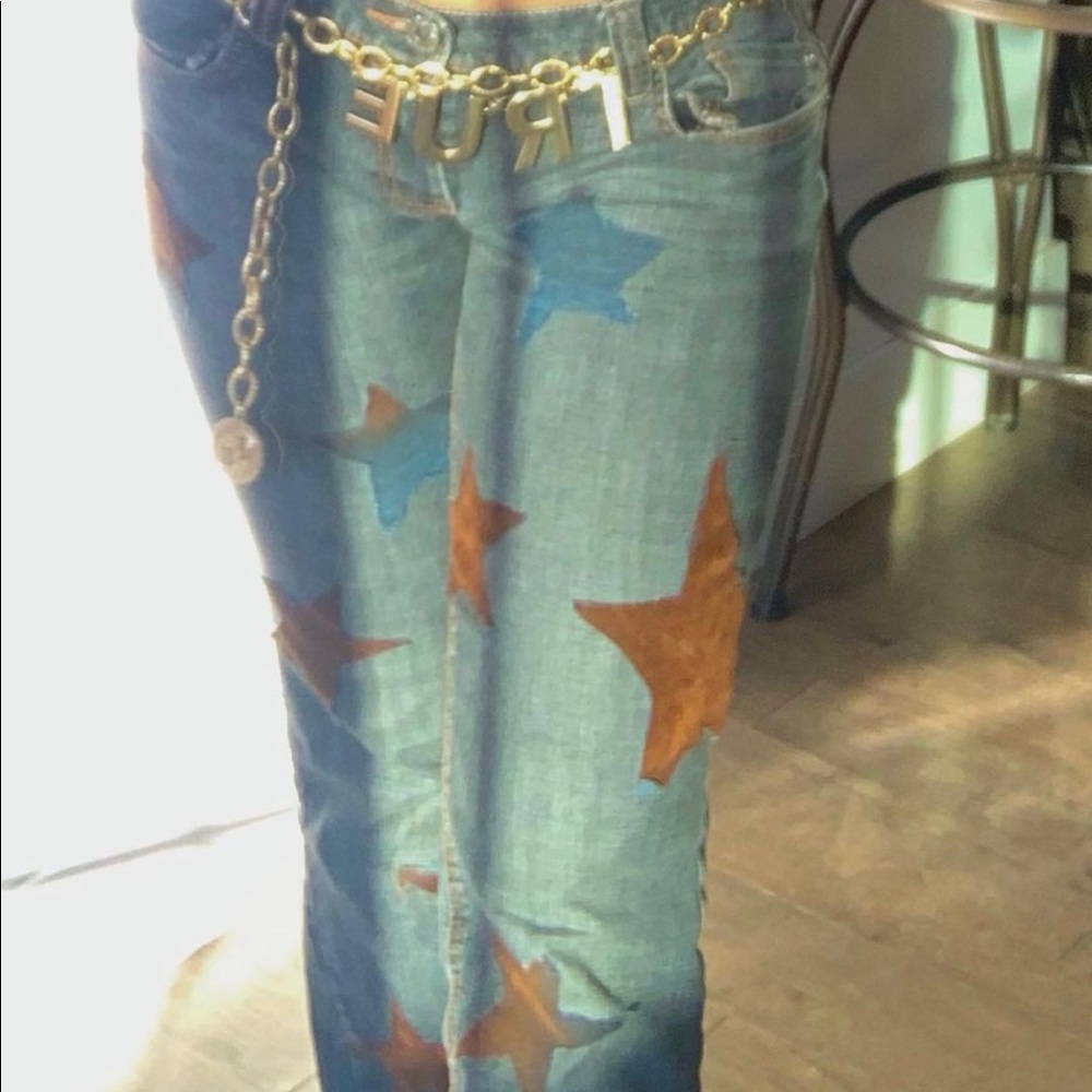 Handmade ⭐️⭐️STAR low rise jeans 
Size 7